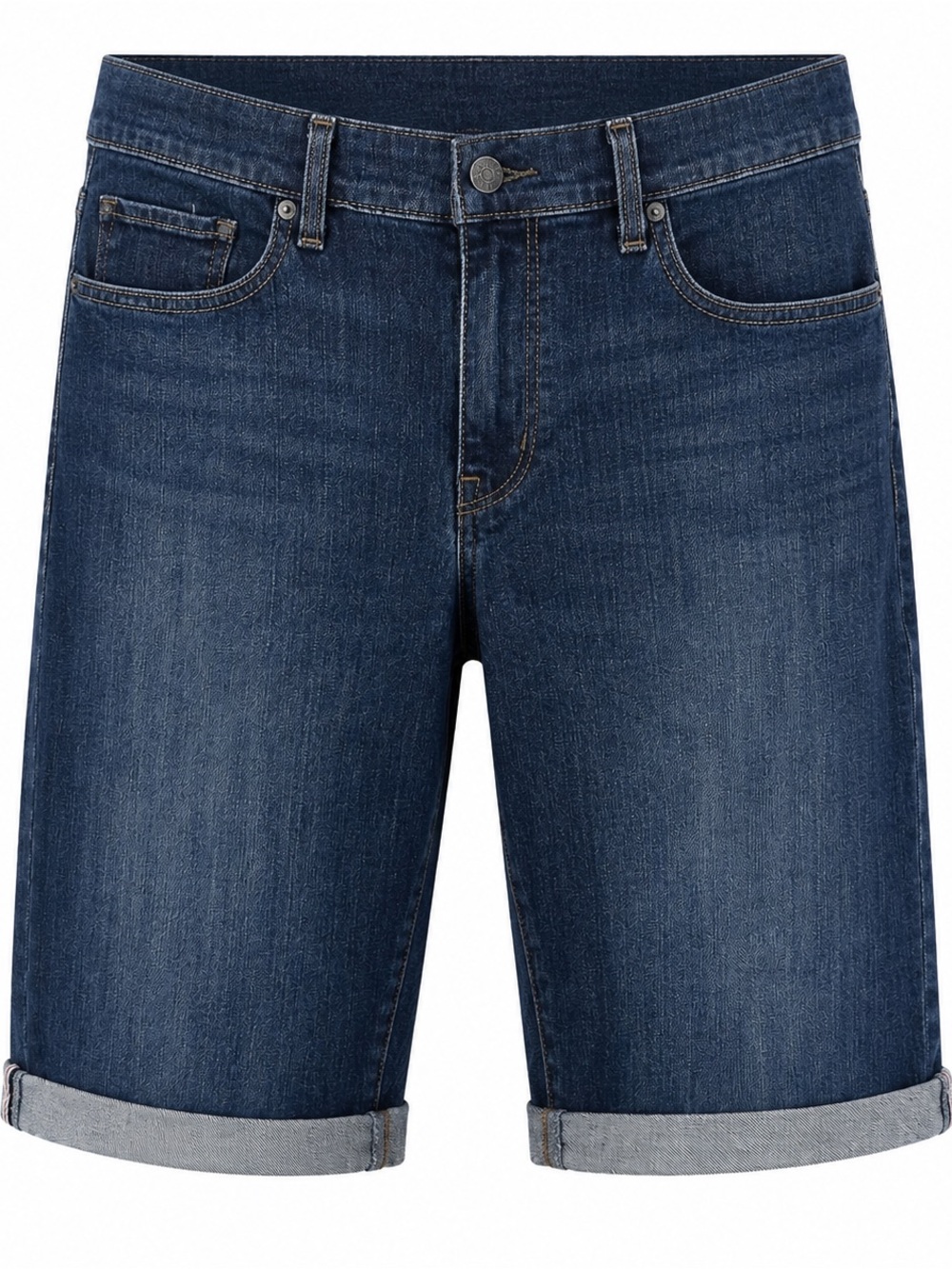 Levis Mens Bermuda Shorts 33 Mid Rise Slim Fit Classic Denim 99% Cotton